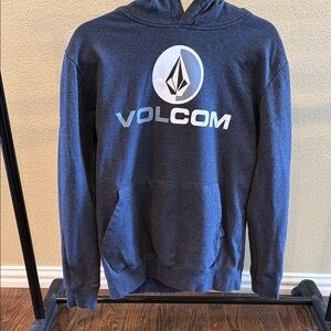 Volcom Men's Navy Pullover Hoodie Sweatshirt